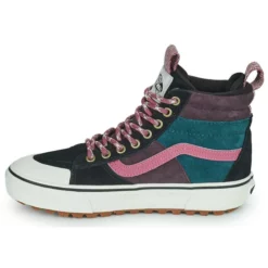 Chaussures Femme Vans - UA SK8-HI MTE-2 Noir / Bordeaux / Vert -France CHAUSSURES DE SPORT Soldes Boutique 22872698 500 D
