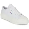 Chaussures Femme Superga - 2630 STRIPE PLATFORM VEGAN Blanc 2 Chaussures Femme Superga - 2630 STRIPE PLATFORM VEGAN Blanc -France CHAUSSURES DE SPORT Soldes Boutique 22873495 500 A