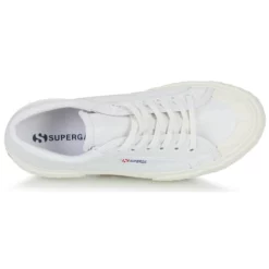 Chaussures Femme Superga - 2630 STRIPE PLATFORM VEGAN Blanc -France CHAUSSURES DE SPORT Soldes Boutique 22873495 500 F