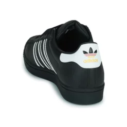 Chaussures Adidas Originals - SUPERSTAR Noir / Blanc -France CHAUSSURES DE SPORT Soldes Boutique 22936626 500 E