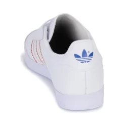 Chaussures Adidas Originals - GAZELLE Blanc / Rouge -France CHAUSSURES DE SPORT Soldes Boutique 22936628 500 E