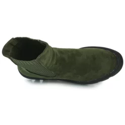 Chaussures Femme Moony Mood - SIMONA Kaki 13 Chaussures Femme Moony Mood - SIMONA Kaki -France CHAUSSURES DE SPORT Soldes Boutique 22948122 500 F