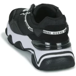 Chaussures Femme Guess - MICOLA Noir / Blanc -France CHAUSSURES DE SPORT Soldes Boutique 23818947 500 E