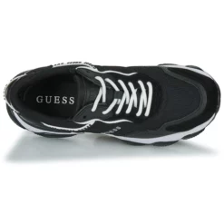Chaussures Femme Guess - MICOLA Noir / Blanc -France CHAUSSURES DE SPORT Soldes Boutique 23818947 500 F