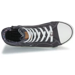 Chaussures Femme Mustang - GALLEGO Antracite 13 Chaussures Femme Mustang - GALLEGO Antracite -France CHAUSSURES DE SPORT Soldes Boutique 23819451 500 F