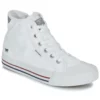 Chaussures Femme Mustang - Blanc 1 Chaussures Femme Mustang - Blanc -France CHAUSSURES DE SPORT Soldes Boutique 23819470 500 A