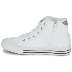 Chaussures Femme Mustang - Blanc -France CHAUSSURES DE SPORT Soldes Boutique 23819470 500 D