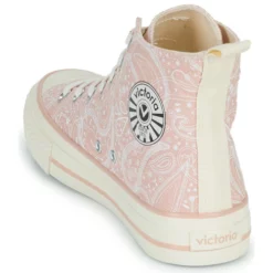 Chaussures Femme Victoria - TRIBU BRILLO BANDANA LON Rose / Blanc -France CHAUSSURES DE SPORT Soldes Boutique 23820499 500 E