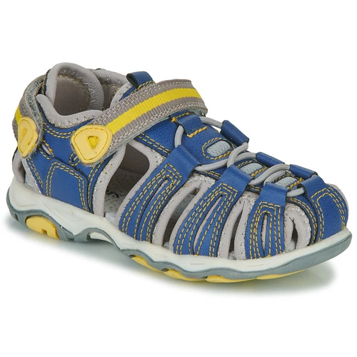 Chaussures Enfant Kickers - KAWA Bleu / Jaune 3 Chaussures Enfant Kickers - KAWA Bleu / Jaune