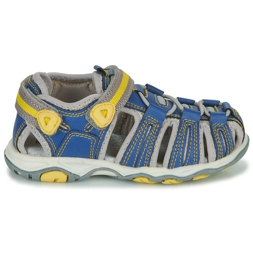 Chaussures Enfant Kickers - KAWA Bleu / Jaune 4 Chaussures Enfant Kickers - KAWA Bleu / Jaune – Image 2