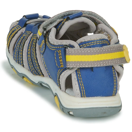 Chaussures Enfant Kickers - KAWA Bleu / Jaune 7 Chaussures Enfant Kickers - KAWA Bleu / Jaune – Image 5