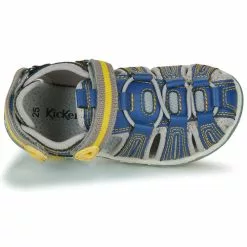 Chaussures Enfant Kickers - KAWA Bleu / Jaune 13 Chaussures Enfant Kickers - KAWA Bleu / Jaune -France CHAUSSURES DE SPORT Soldes Boutique 23822197 500 F