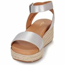 Chaussures Femme Clarks - KIMMEI IVY Argenté / Beige -France CHAUSSURES DE SPORT Soldes Boutique 23956312 500 C