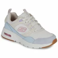 Chaussures Femme Skechers - SKECH-AIR COURT Beige / Bleu