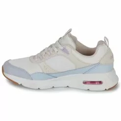 Chaussures Femme Skechers - SKECH-AIR COURT Beige / Bleu -France CHAUSSURES DE SPORT Soldes Boutique 24130934 500 D