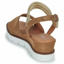 Chaussures Femme Regard - RACHEL V5 CROSTA TAN Marron / Doré -France CHAUSSURES DE SPORT Soldes Boutique 24230245 500 E
