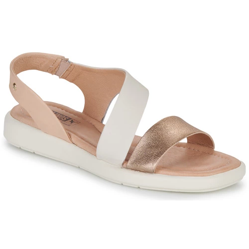 Chaussures Femme Pikolinos - CALELLA Blanc / Beige / Doré 3 Chaussures Femme Pikolinos - CALELLA Blanc / Beige / Doré