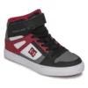Chaussures Garçon DC Shoes - PURE HIGH-TOP EV Gris / Rouge -France CHAUSSURES DE SPORT Soldes Boutique 24278743 500 A