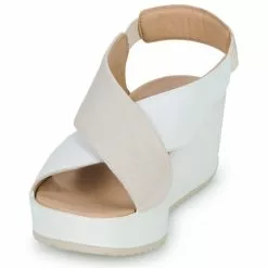 Chaussures Femme IgI&CO - DONNA CANDY Blanc / Beige -France CHAUSSURES DE SPORT Soldes Boutique 24342519 500 C