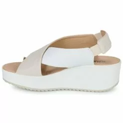 Chaussures Femme IgI&CO - DONNA CANDY Blanc / Beige -France CHAUSSURES DE SPORT Soldes Boutique 24342519 500 D