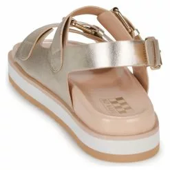 Chaussures Femme No Name - SUN BUCKLE Doré -France CHAUSSURES DE SPORT Soldes Boutique 24350518 500 E