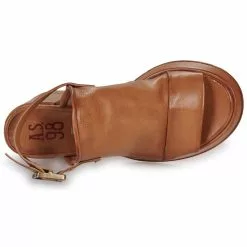 Chaussures Femme Airstep / A.S.98 - MIREA STRAP Camel -France CHAUSSURES DE SPORT Soldes Boutique 24682178 500 F