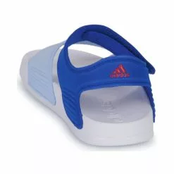 Chaussures Enfant Adidas Sportswear - ADILETTE SANDAL K Bleu -France CHAUSSURES DE SPORT Soldes Boutique 24765629 500 E