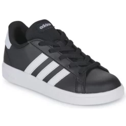 Chaussures Enfant Adidas Sportswear - GRAND COURT 2.0 K Noir / Blanc