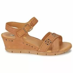 Chaussures Femme Manas - SAMANA Camel -France CHAUSSURES DE SPORT Soldes Boutique 282138 500 B