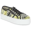 Chaussures Femme Victoria - BASKET ETNICO PLATAFORMA Noir / Jaune