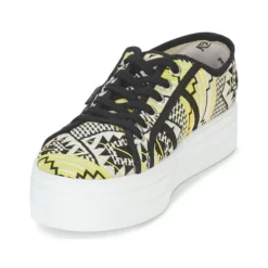 Chaussures Femme Victoria - BASKET ETNICO PLATAFORMA Noir / Jaune -France CHAUSSURES DE SPORT Soldes Boutique 2822023 500 C