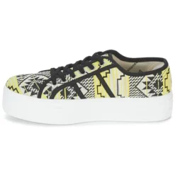 Chaussures Femme Victoria - BASKET ETNICO PLATAFORMA Noir / Jaune -France CHAUSSURES DE SPORT Soldes Boutique 2822023 500 D