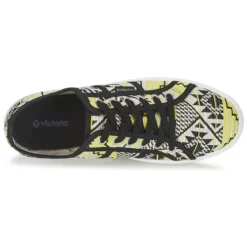 Chaussures Femme Victoria - BASKET ETNICO PLATAFORMA Noir / Jaune -France CHAUSSURES DE SPORT Soldes Boutique 2822023 500 F