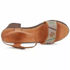 Chaussures Femme Bunker - LUCY Marron / Taupe -France CHAUSSURES DE SPORT Soldes Boutique 2824128 500 F