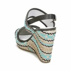 Chaussures Femme Café Noir - JABALA Carbone / Turquoise -France CHAUSSURES DE SPORT Soldes Boutique 2864646 500 E