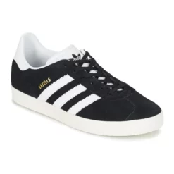 Chaussures Enfant Adidas Originals - GAZELLE J Noir