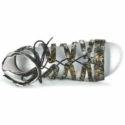 Chaussures Femme Regard - RABAZO Noir / Argenté -France CHAUSSURES DE SPORT Soldes Boutique 4777665 500 F