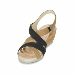 Chaussures Femme Rondinaud - COLAGNE Beige / Noir -France CHAUSSURES DE SPORT Soldes Boutique 4805277 500 C