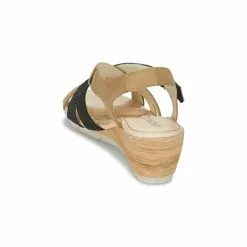 Chaussures Femme Rondinaud - COLAGNE Beige / Noir -France CHAUSSURES DE SPORT Soldes Boutique 4805277 500 E