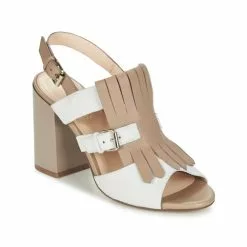 Chaussures Femme Café Noir - GONFERT Gris / Beige