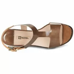 Chaussures Femme Spiral - PAULA Marron -France CHAUSSURES DE SPORT Soldes Boutique 4926672 500 F