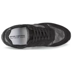 Chaussures Femme Ippon Vintage - RUN VELVET Noir -France CHAUSSURES DE SPORT Soldes Boutique 5953135 500 F
