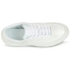 Chaussures Femme Reebok Classic - CLUB C 85 PATENT Blanc -France CHAUSSURES DE SPORT Soldes Boutique 6686688 500 F