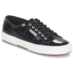 Chaussures Femme Superga - 2750-LEAPATENTW Noir