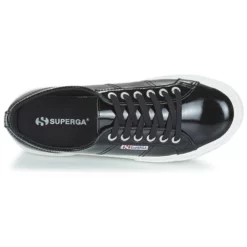 Chaussures Femme Superga - 2750-LEAPATENTW Noir -France CHAUSSURES DE SPORT Soldes Boutique 7537773 500 F
