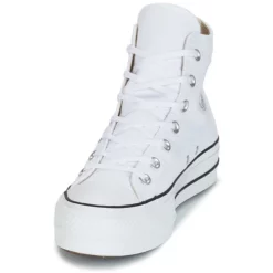 Chaussures Femme Converse - CHUCK TAYLOR ALL STAR LIFT CANVAS HI Blanc -France CHAUSSURES DE SPORT Soldes Boutique 8151803 500 C