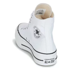 Chaussures Femme Converse - CHUCK TAYLOR ALL STAR LIFT CANVAS HI Blanc -France CHAUSSURES DE SPORT Soldes Boutique 8151803 500 E