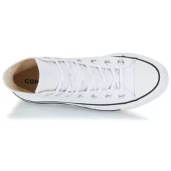 Chaussures Femme Converse - CHUCK TAYLOR ALL STAR LIFT CANVAS HI Blanc -France CHAUSSURES DE SPORT Soldes Boutique 8151803 500 F