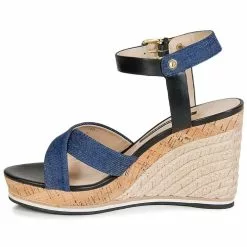 Chaussures Femme French Connection - LATA Bleu Denim -France CHAUSSURES DE SPORT Soldes Boutique 828041 500 D