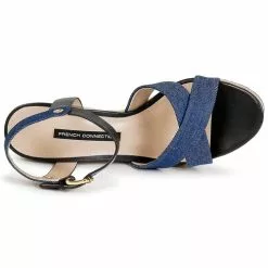 Chaussures Femme French Connection - LATA Bleu Denim -France CHAUSSURES DE SPORT Soldes Boutique 828041 500 F